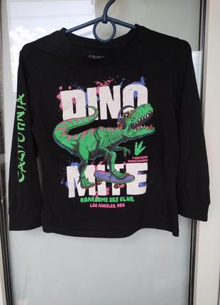 Лонгслів кофта реглан динозавр dino