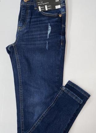 Новые джинсы с push up эффектом, приталенные, с этикетками, бренд f&amp;f