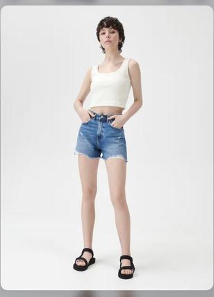 Новые стильные шорты женские джинсовые7 фото