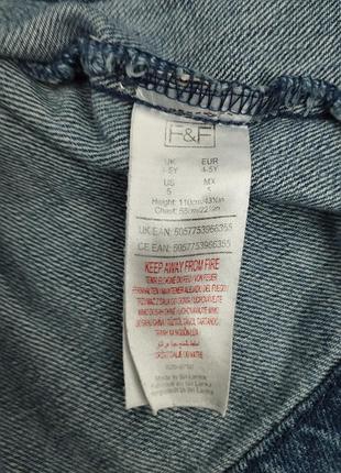 Джинсовый сарафан f&amp;f. платье. платье 5