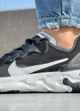 Кроссовки nike react element ‘87 ‘black''6 фото