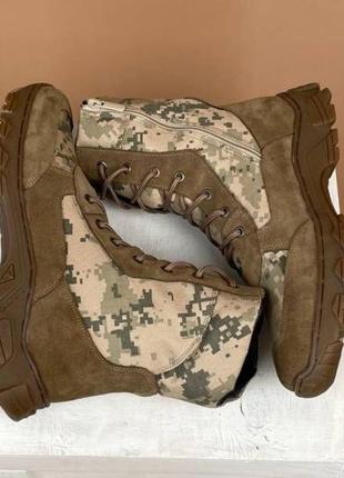 Тактические женские летние берцы кожаные 36-50р ботинки военные армейские в наличии из натуральной6 фото