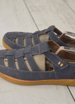 Clarks женские кожаные сандалии синего цвета оригинал 39 размер3 фото