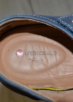 Clarks женские кожаные сандалии синего цвета оригинал 39 размер4 фото