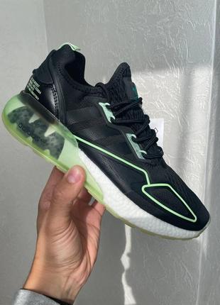 Мужские кроссовки adidas zx 2k boost black white 40-41-42-45