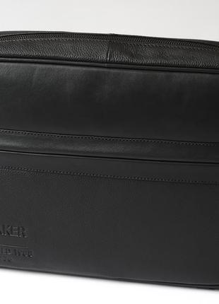 Сумка ted baker kianul branded leather messenger bag6 фото