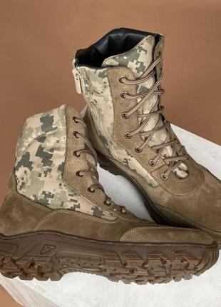 Мужские тактические летние берцы кожаные 36-50р ботинки военные армейские в наличии из натуральной к7 фото