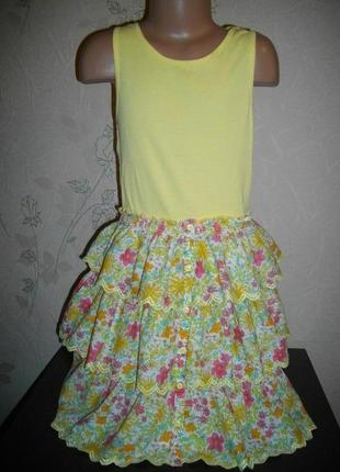Платье next верх стрейч, низ котончик, 9 лет (134 см)