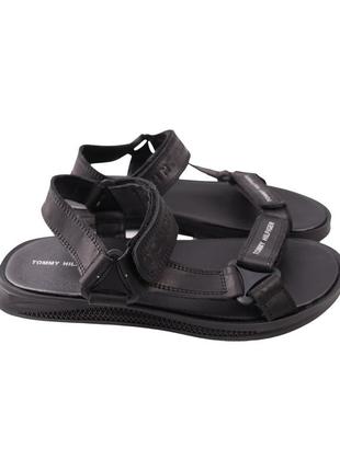 Сандалі чоловічі maxus shoes чорні натуральна шкіра, 40