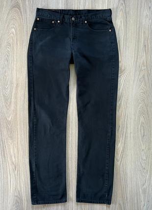 Мужские чёрные оригинальные джинсы levis 7512 фото