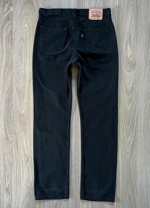 Мужские чёрные оригинальные джинсы levis 7513 фото