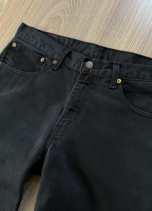 Мужские чёрные оригинальные джинсы levis 7514 фото