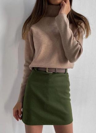 Женская юбка мини "gloss"| распродажа модели4 фото