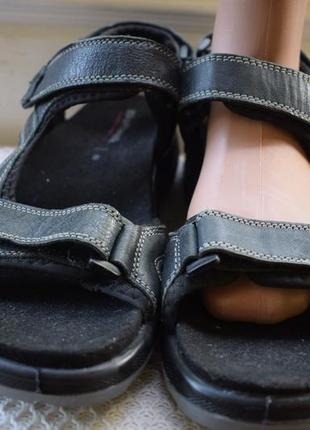 Кожаные сандали сандалии на липучках босоножки softwalk р. 43 28,3 см5 фото