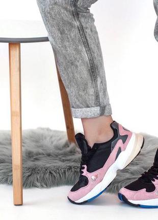Шикарные женские кроссовки adidas 'falcon' (весна/ лето/ осень)2 фото