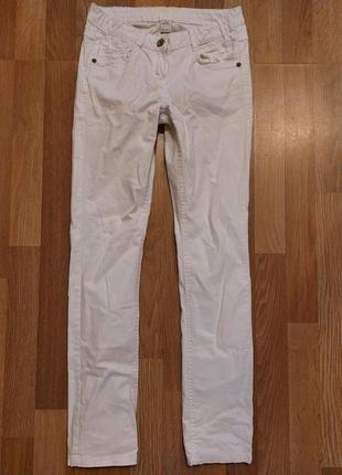 Белые штаны на лето размер 152 хс
