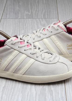 Кроссовки adidas gazelle og оригинал размер 39 замшевые светлые