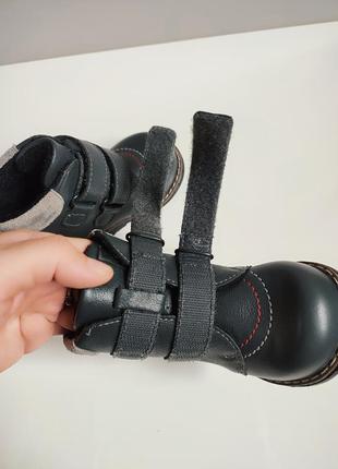 Ортопедические кожаные ботинки сапоги 100% кожа деми 🐣 20р/стелька 13см6 фото