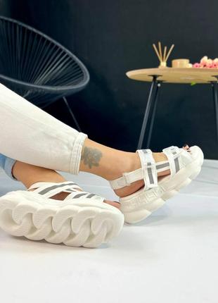 1188 босоножки спортивные, сандалии со светоотражающими элементами (распродажа)10 фото