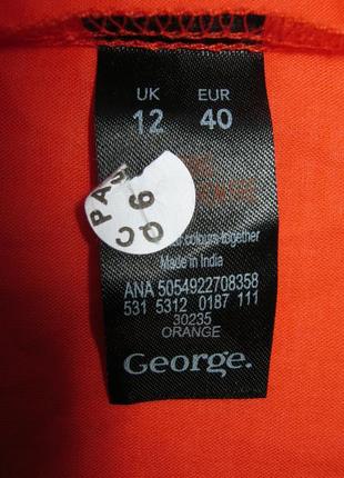 Блуза george, 100% хлопок-прошва, размер 12/407 фото