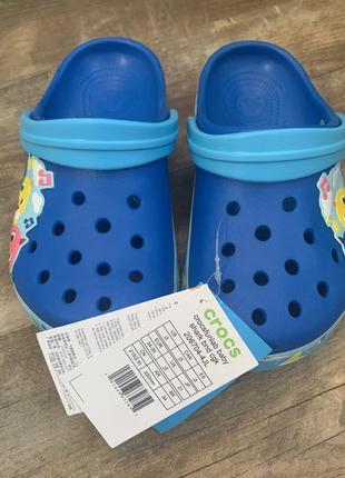 Крокси kids' crocs fun lab baby shark band clog j36 фото