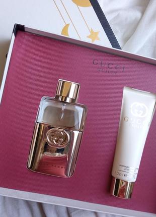 Gucci набір парфуми і боді крем2 фото