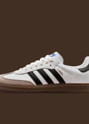 Adidas samba og white black gum