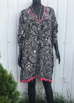 Пляжне плаття туніка, парео