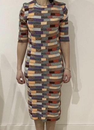 Итальянское платье, платье zara,mango размер xs / s1 фото