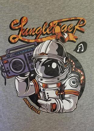 Футболка jungle tiger astronaut