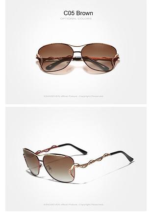 Поляризаційні жіночі сонцезахисні окуляри.