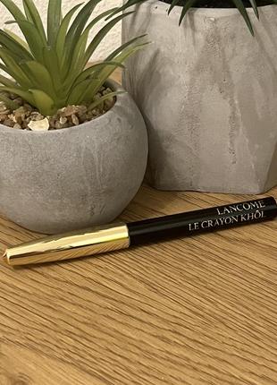 Оригінал олівець для очей lancome le crayon khôl eyeliner 01 noir оригинал карандаш для глаз
