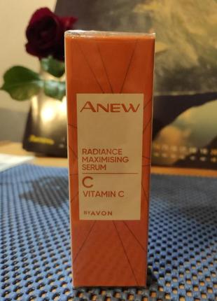 Сироватка для обличчя з вітаміном с avon anew 30 мл нова