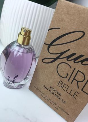 Туалетная вода guess girl belle edt 50 ml оригинал тестер без крышечки8 фото