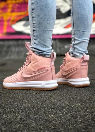 Женские демисезонные&gt; эврозима кроссовки найк nike duckboot 17 pink. осенние.6 фото