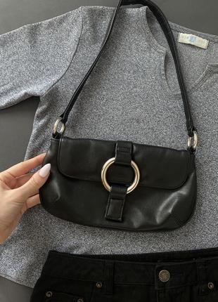 Базовая винтажная сумочка клатч на плечо1 фото