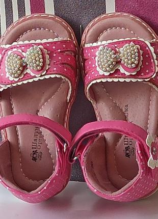 Ортопедические босоножки сандали летняя обувь  для девочки шалунишка 100-257 р.20,239 фото