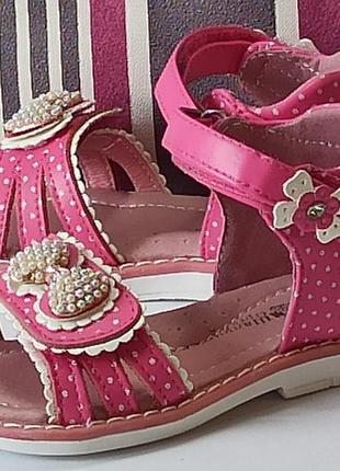 Ортопедические босоножки сандали летняя обувь  для девочки шалунишка 100-257 р.20,237 фото