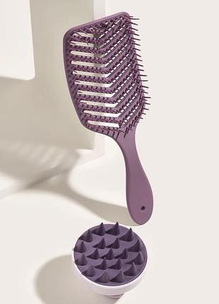 Крутий набір щіточок для волосся hollow out hair comb usa