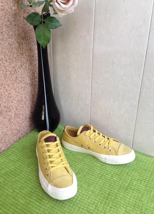 Кеды замшевые  converse ... yellow mustard , (  163822c ) , унисекс