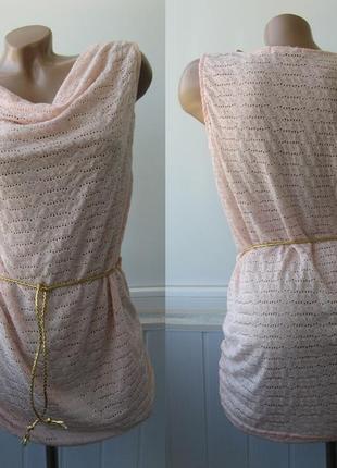 Пляжна ажурна сукня з поясом (є нюанс)