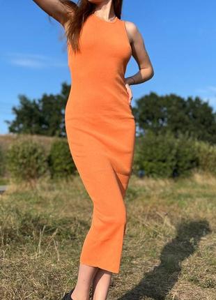 Платье missguided оранжевого цвета