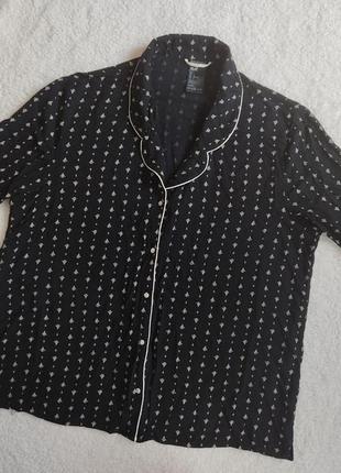 Сорочка рубашка блуза h&m рукав 3/4 віскоза3 фото
