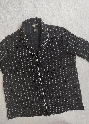 Сорочка рубашка блуза Шикарний h&m рукав 3/4 віскоза4 фото