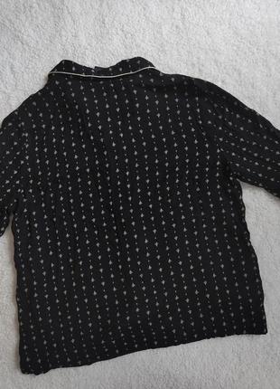 Сорочка рубашка блуза Шикарний h&m рукав 3/4 віскоза6 фото