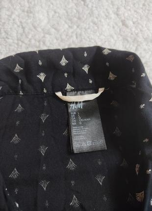 Сорочка рубашка блуза Шикарний h&m рукав 3/4 віскоза7 фото
