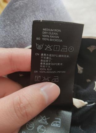 Сорочка рубашка блуза Шикарний h&m рукав 3/4 віскоза8 фото