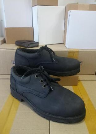 Мужские ботинки на шнурках (нубук, италия) #1026