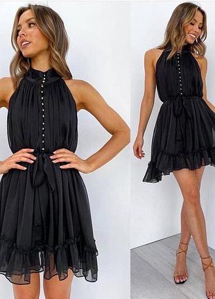 Платье шифоновое выбор цвета