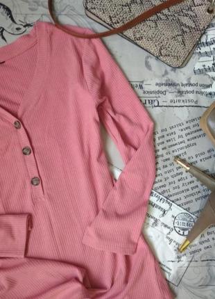 Легкий лонгслив нежно розового цвета/кофта/реглан/свитер4 фото